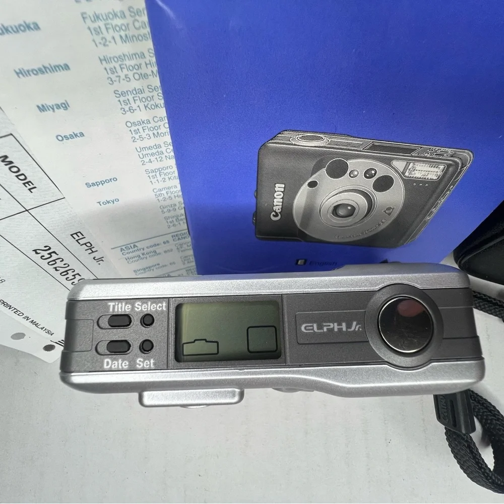Canon ELPH Jr. Film Camera with Extras